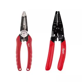 Milwaukee 705353749636 7.75 Inch Combination Electricians 6-in-1 Wire Strippers Pliers 10-28 Awg Multi-p