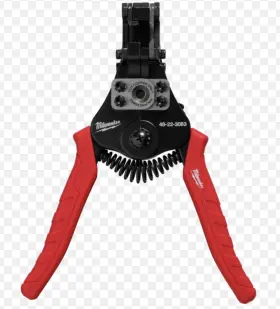Milwaukee 744110902778 Wire Stripper Cutter Automatic One Hand Tool 8-20 Awg Comfort Grip