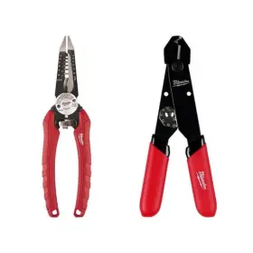 Milwaukee 882346294424 7.75 Inch Combination 6-in-1 Wire Strippers Pliers With 12-24 Awg