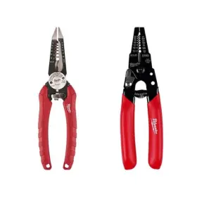 Milwaukee 882346294509 7.75 Inch Combination Electricians 6-in-1 Wire Strippers Pliers