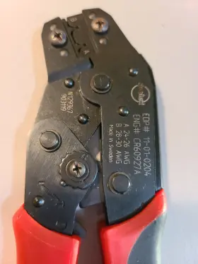 11-01-0204 Molex Hand Crimp Crimper Tool 24-30 Awg. Used