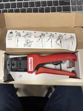 2002181900a Molex 200218-1900 Hand Crimp Tool 32-26awg Picoblade Ratchet Crimper 2133091275