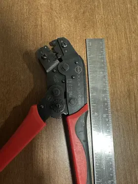 638110300h Molex 533110300h Hand Crimper Tool Order# With Red Sheath Handles