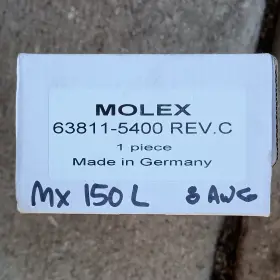63811-5400 Molex Rev.c Hand Crimp Tool Mx 150 L 8 Awg Red Sheath Germany