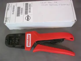 63819-0100 Molex Hand Crimp Tool In Original Mfg Box And Secification Sheet