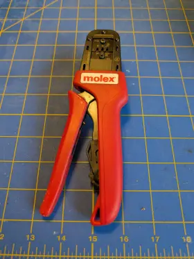 638190900 Molex Hand Crimp Tool - Male And Female Terminals 24-16 Awg