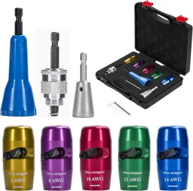 Mozeyerh0723 711181293746 Wire Stripper Twister Tool For Drill 2025 Upgraded Stripping And T