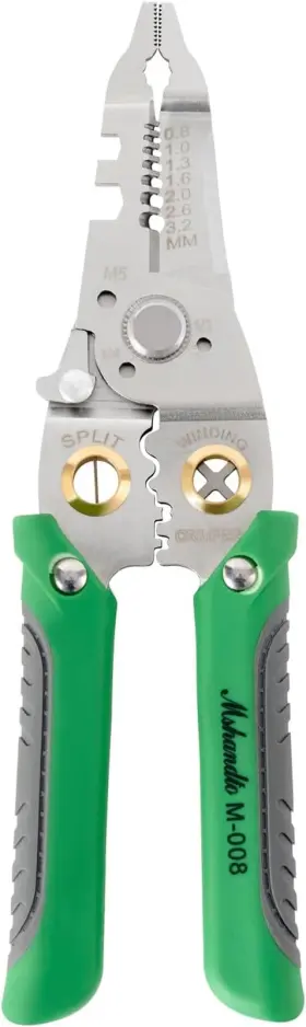 M-008 Mshandto 8 Inch Wire Stripper 10-1 Multifunctional Crimper Cable Cutter Pliers