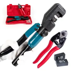 Muzata 706597342577 Custom Cable Railing Crimping Tool Hydraulic Crimper