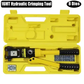 1bcw-hct-02 Nbjingyi 16mt With 8 Dies Hydraulic Wire Crimper Crimping Tool Battery Cable Lug Terminal