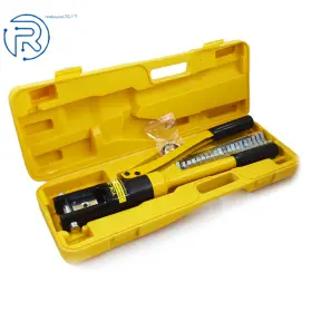 208488 Netuera 16mt Hydraulic Wire Crimper With 11 Dies Battery Cable Lug Crimping Tool New