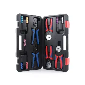 Dt12cs Newdeli 12pcs Deutsch Crimp Tool Kit Weather Pack Crimpers Close Barrel And Ope