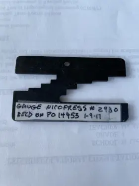 2930 Nicopress Go- Gauge Checks Crimp/swage Size On Oval Sleeves