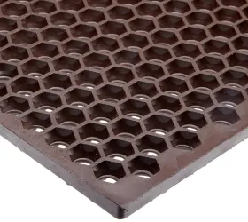 T15s0033br Notrax Optimat Honeycomb Design Drainage Mat 3ft X Brown