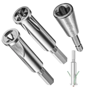 Nsioutlet 601549146923 3x Wire Stripping&twisting Tool Electrical Drill Stripper Cable Nut Twister