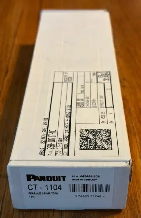 Panduit Ct-1104 Contour Crimp Tool 10-6 Awg Pk1