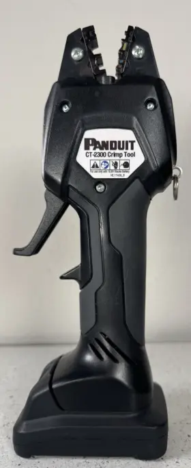 Ct-2300 Panduit Blackfin 10.8v 1.7 Ton Crimp Tool With Battery No Charger