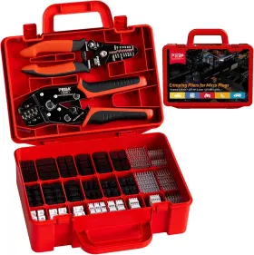 Dxs25254 Peba Crimping Tool And Dupont Connector Kit - 24 Types Of 2.54 Mm Connect