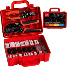 Pxs2025 Peba Crimping Tool And Jst Connector Kit - 24 Types Of 2.0 Mm Jst-ph Connectors
