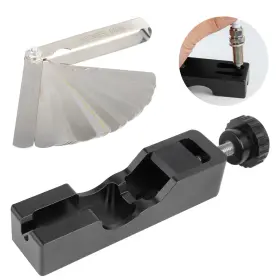 Peux240811 Peuxmall Spark Plug Gap Tool With 32 Blade Feeler Gauge For 10mm 12mm 14mm 16mm Plugs