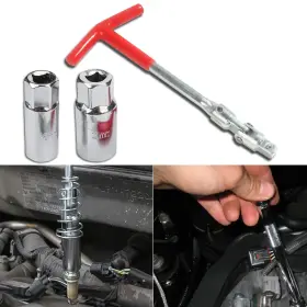 Piburth 711544775768 Spark Plug Removal Tool Socket Wrench Car