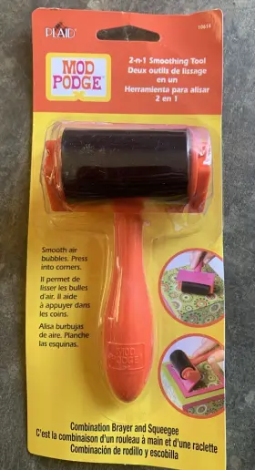 Mp10614 Plaid Craft Mod Podge 2-n-1 Smoothing Tool-