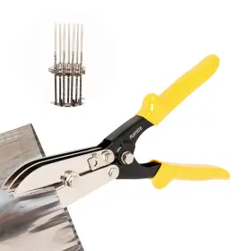 1431s Platato 7blade Duct Crimping Tool Sheet Metal Crimper For 2428 Gauge Wor