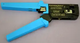 Ez-rj45 Platinum Tools 100004c Crimp Tool With Built-in Wire Cutter Great