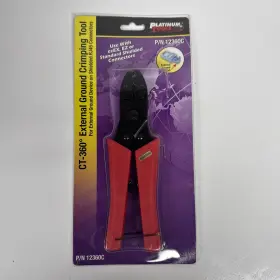 Ct-360 Platinum Tools 12360c External Ground Crimp Tool Pn New In Box