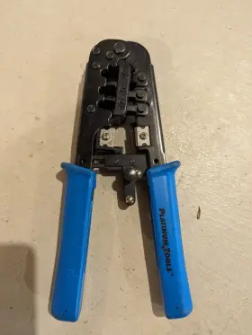 12503c Platinum Tools All-in-one Modular Plug Crimp Tool Clamshell Used