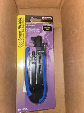 16212c Platinum Tools Standard F Type Compression Crimp Tool