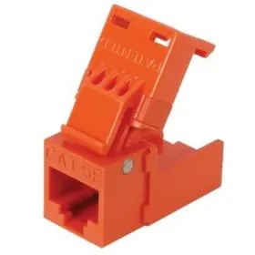 706or-4c Platinum Tools Ez-snapjack Cat6 Orange. 4/clamshell