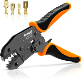 Pliertool 744759175274 Crimping Tool For Non-insulated Open Barrel Terminals Receptacles Awg 20-10 Rat