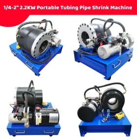 Cr-056842 Preasion 1/4-2 Inch Portable Pipe Shrink Machine Crimper Tube With 10 Dies