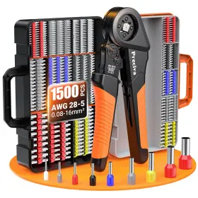 78150 Preciva Ferrule Crimping Tool Kit - Awg 28-5 0.08-16mm Orange