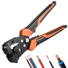 Frws1fra Preciva Professional Self-adjusting Wire Stripper 3 In 1 Stripper/cutter/crimper Too