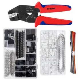 Pr102001 Preciva Pr-3254 Crimping Tool Kit Dupont Ratcheting Crimper Plier Set With 1550pcs 2