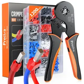 Usa199rn Preciva Ferrule Crimping Tool Kit With 1200pcs Single And Twin Ferrules Connectors 164 Squ