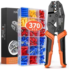 Ustpst26 Preciva Wire Terminals Crimping Tool Kit With New Handle Design Awg20-10 Ins