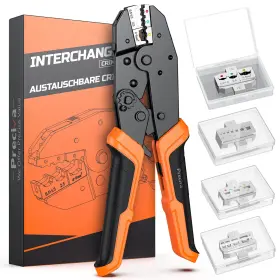 Ustpst92 Preciva 4 Pcs Crimping Tool Set Ratcheting Wire Crimper For Heat Shrink Insula