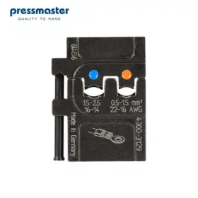 4300-3129 Pressmaster 4300-3129/aaa Die Set For Insulated Terminals Awg 22-14 Red Blue