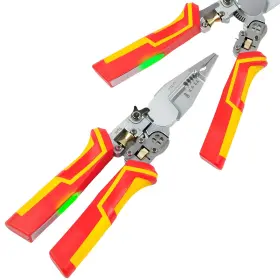 Procellatech 344483100187 Multi Wire Stripper Tool - Voltage Tester Pliers Hot Jud