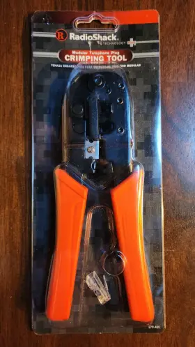 Rj-45 Radioshack 040293128180 Radio Shack Professional Crimp Tool Rj-11 /rj-25 / For 4 6 And 8-pin
