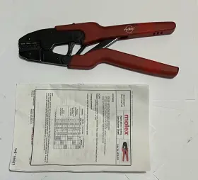 Ad-1522-1 Raychem Te Ad-1522 Hand Crimper Crimping Tool 10 - 22 Awg In Box Missing Parts