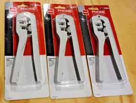 Tp308r Rca 3 Modular 2-way Telephone Crimping Tool 044476066313 White