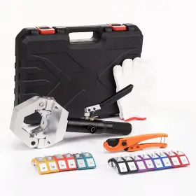 Redloong 734931774814 Hydraulic Hose Crimper Ac Crimping Tool Machine With Dies Handheld