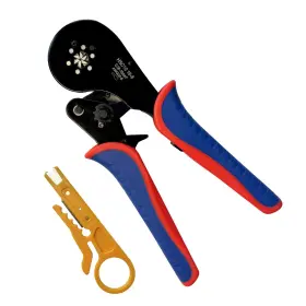 Reevnnmer 667763783511 Wire Ferrule Crimping Tool 30-6 Awg Self-adjustable Ratchet Crimper Pliers