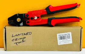 X0028jvdhl Rekobon 0.1 To 2.2 Mm Cable Cut Function Wire Rope Crimp Tool. New