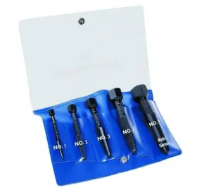 Rennsteig 043099260108 Screw Extractor Sizes 1-5 5-piece Set Rnses