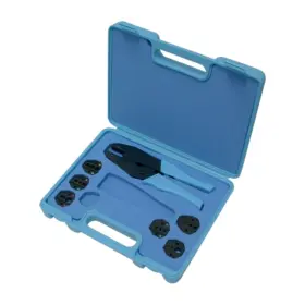 Rfa-4005-501 Rf Industries - Crimp Tool Kit Handle 6 Dies In Blue